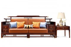 新中式家具|家里客廳上不上檔次，關鍵在于這3個“地方”